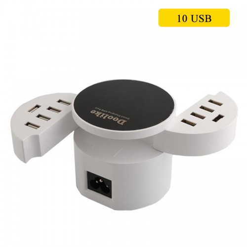 Doolike 10 USB Ports Power Adapter for A...