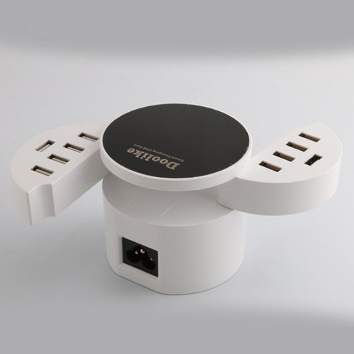 Doolike 10 USB Ports Power Adapter for All Smart Phones & Tablets