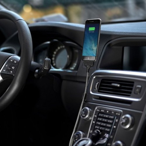 Flexible iPhone Lightning Car Dock 