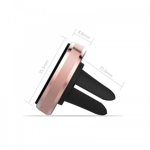 MEEPHONG Magnetic Wind Frame For Mobile Phone Holder - Rose Gold