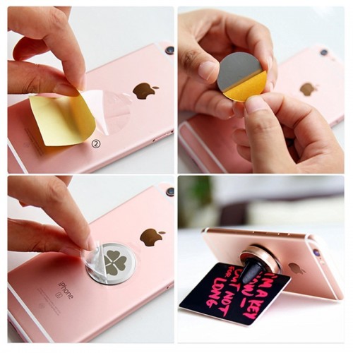 MEEPHONG Magnetic Wind Frame For Mobile Phone Holder - Rose Gold