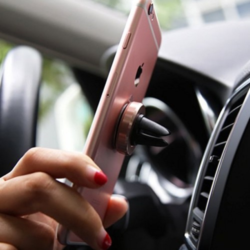 MEEPHONG Magnetic Wind Frame For Mobile Phone Holder - Rose Gold