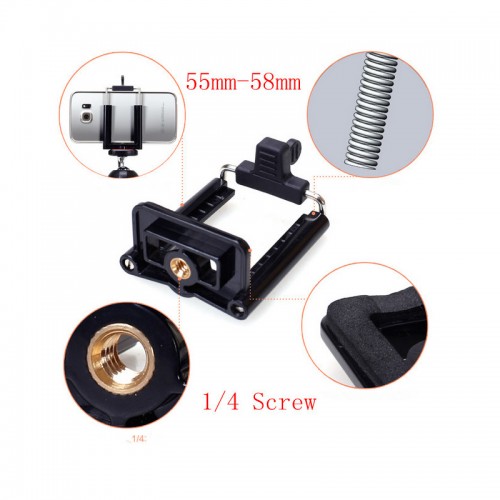 Yunteng  YT-228 Mini Tripod + Phone Holder For All Smart Phones & Camera