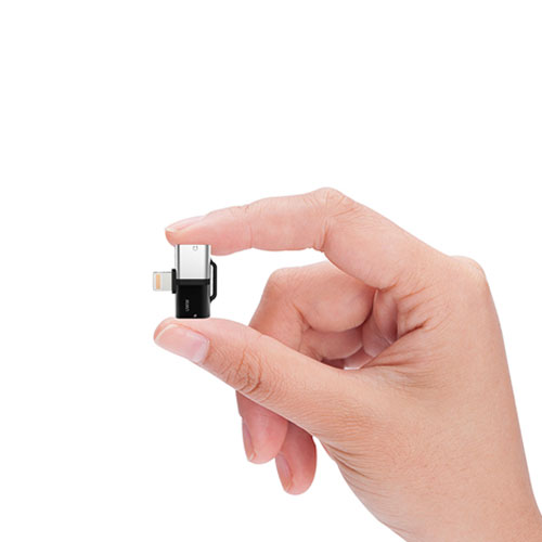 WIWU Dual Lightning Adapter For Headphone & Charging