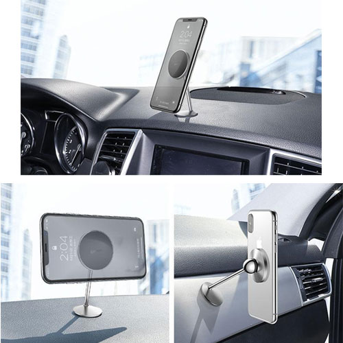 Baseus Little Sun Magnetic Car Bracket - Silver