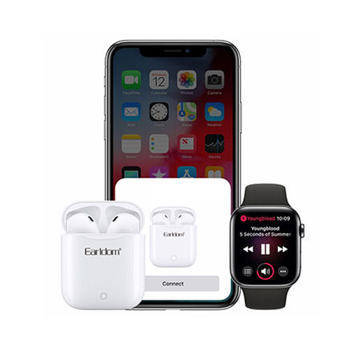 Earldom Wireless 5.0 Earbuds With Wireless Charging and Free Case