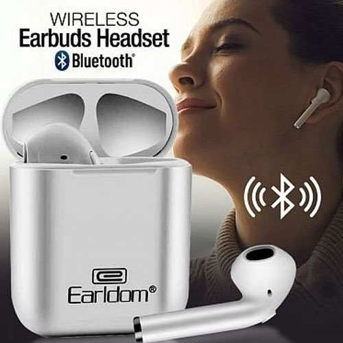 Earldom Wireless 5.0 Earbuds With Wireless Charging and Free Case