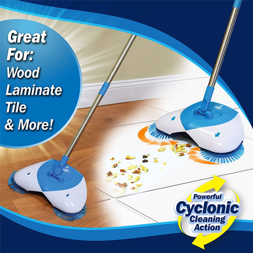 Spin Broom Hand Push Floor Sweeper