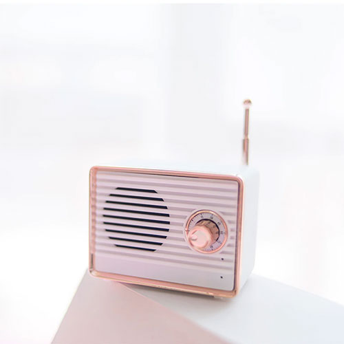 USAMS Retro Mini Bluetooth Speaker - White