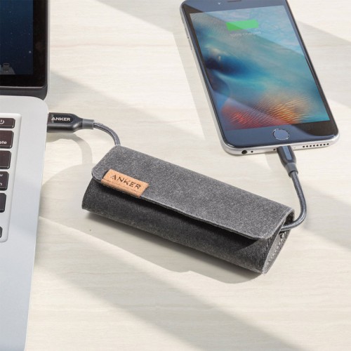 Anker PowerLine+ Lightning Cable For Apple Devices 1.8 Mtr - Gray