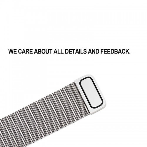 Limited Edition Milisen Magnetic Loop Apple Watch Band For 42 MM / 44 MM  Apple Watch - Silver