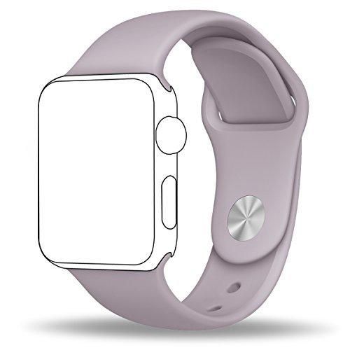 Silicon Soft Sports Watch Band For 42 MM Apple Watch - Lavender