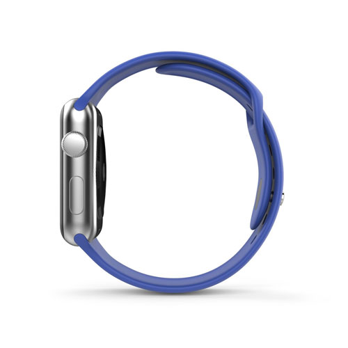 Silicon Soft Sports Watch Band For 42 MM Apple Watch - Royal Blue