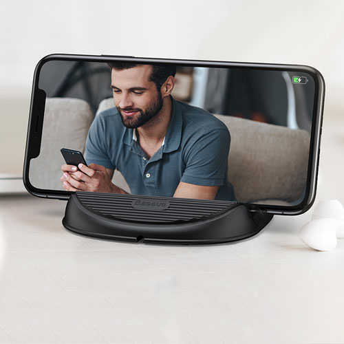 Baseus Desktop QI Wireless Charger 10W Radiating Fan Wireless Fast charging charger for iPhone X,  8 Samsung S9
