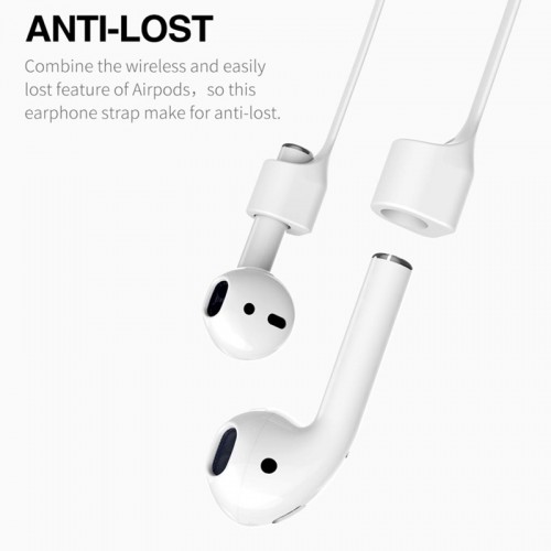 Earphone Strap For Apple Airpods - White
