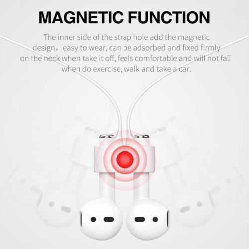 Earphone Strap For Apple Airpods - White
