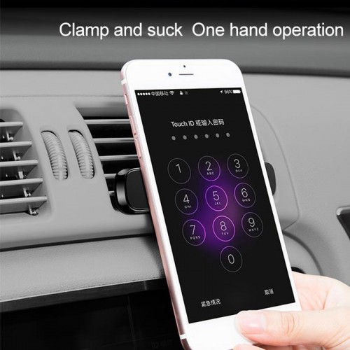 Baseus Double Clip Air Vent Mount Magnetic Mobile Phone Holder 