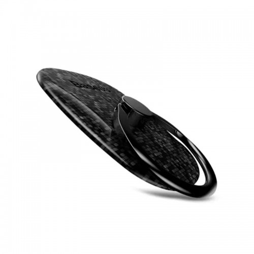 Baseus 360 Degree Rotation Finger Grip Phone Holder - Black