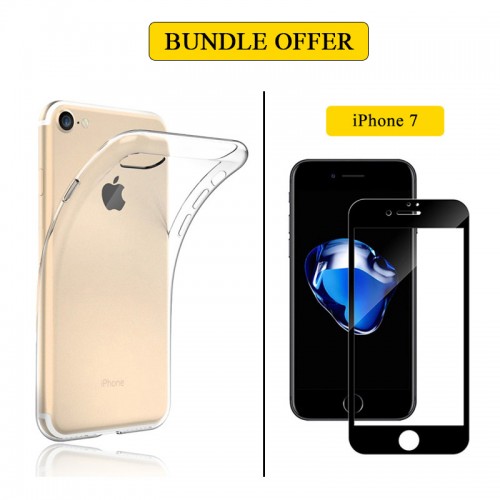BUNDLE OFFER 3D Tempered Glass + Traspar...
