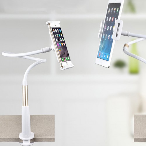 COTEetCI Universal Mobile Clip Holder For All Smart Phones - Silver