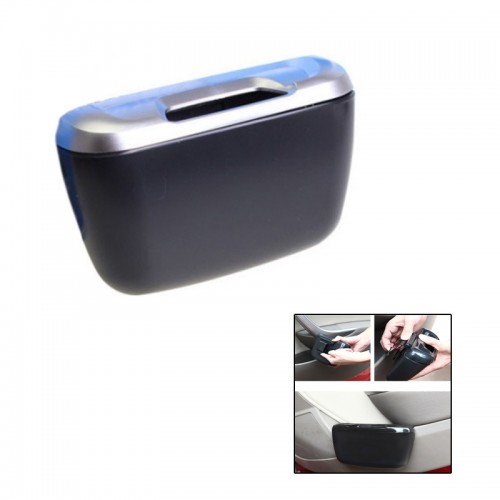 Multifunctional Car Dustbin - Silver
