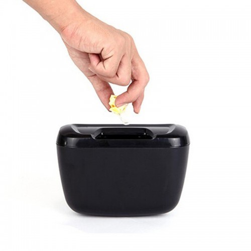Multifunctional Car Dustbin - Silver