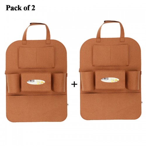 Portable Car Back Seat Storage  Bag (Pac...