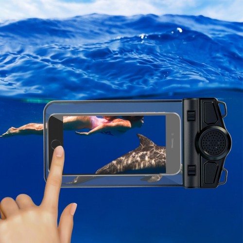 WaterProof Phone Bag with Bluetooth Speaker and Hand Free Function For All Smart Phones