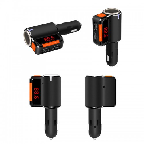 Earldom Car Bluetooth Modulator  Device with USB Charger , Lighter Slot and FM Transmitter 
