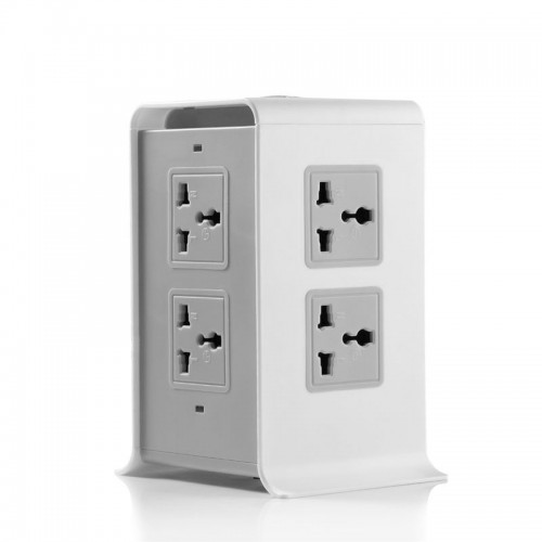 Vertical Power Extension with 8 Sockets ...