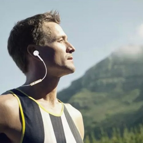 FINEBLUE Mate 8 Bluetooth Sport Wireless Earphone - White