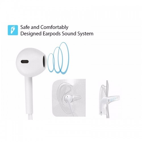 FINEBLUE Mate 8 Bluetooth Sport Wireless Earphone - White
