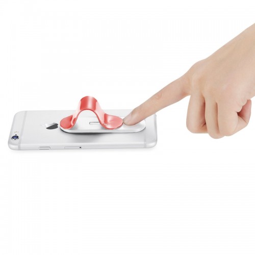 Multi Band Phone Grip & Cell Phone Holder & Self Stand for Smartphones & Tablets - Pink