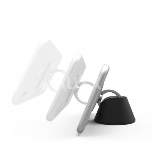 iRing Grip Kickstand with Multi Purpose Docking System - Gold/White