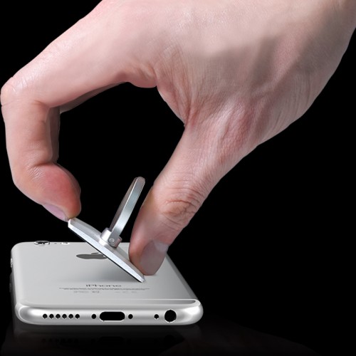 iRing Grip Kickstand with Multi Purpose Docking System - Gold/White