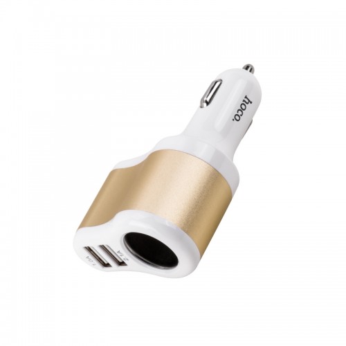 HOCO 2 USB Car Charger with Lighter Slot...
