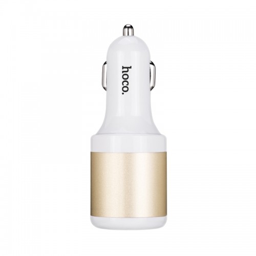 HOCO 2 USB Car Charger with Lighter Slot 