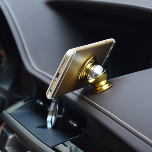HOCO  Magnetic Mobile Car Mount For All Smart Phones - Gold