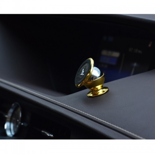 HOCO  Magnetic Mobile Car Mount For All Smart Phones - Gold