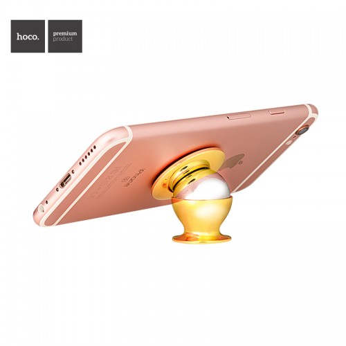 HOCO  Magnetic Mobile Car Mount For All Smart Phones - Gold