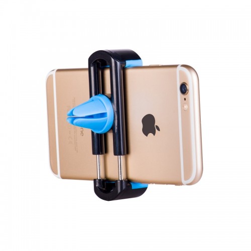 HOCO 360 Degree Rotation Car AC Vent Holder for Smartphones - Black/Blue