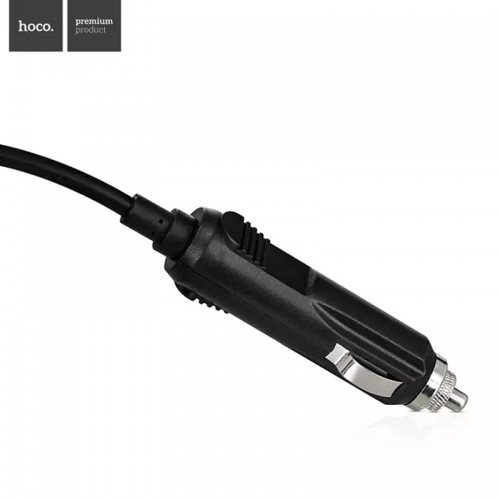 HOCO Multifunctional Cup Shape Car Charger for All Smartphones - Black