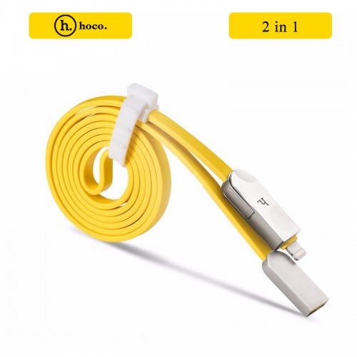 HOCO 2 In 1 Cheese Noodles Style 2.1A Li...