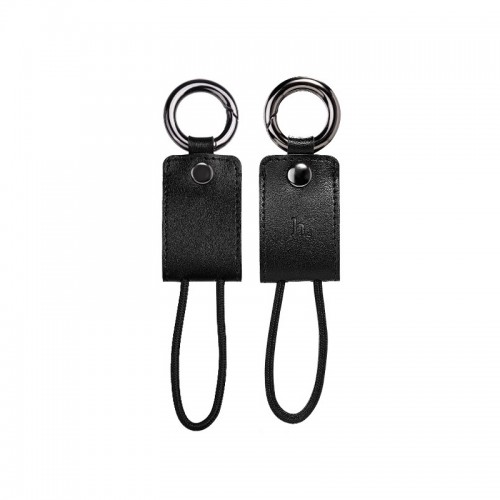 HOCO UPL19 Ultra Compact Durable Key Chain Portable Lightning Cable - Black