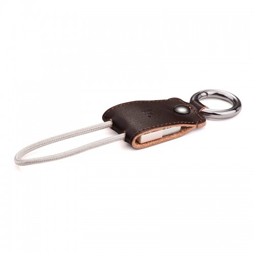 HOCO UPL19 Ultra Compact Durable Key Chain Portable Lightning Cable - Brown