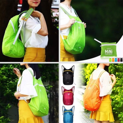 JOYROOM CY125 Ultra Lightweight Foldable Waterproof and Durable Backpack - Black