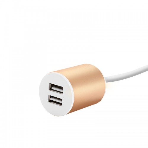 JOYROOM Car Charger with 1.5m Cable 2 USB Back Seats Charge for  All Smart phones & Tablets