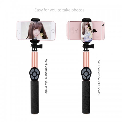 JOYROOM Selfie Stick For iOS & Android Devices with Selfie Remote  - Gold