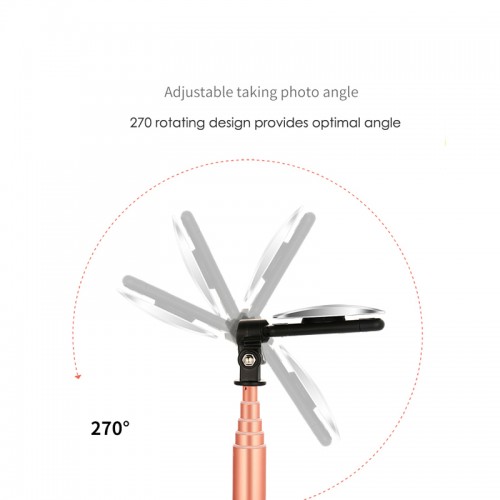 JOYROOM Selfie Stick For iOS & Android Devices with Selfie Remote  - Gold