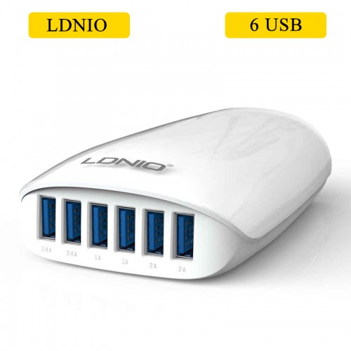 LDNIO 6 USB Port Charger